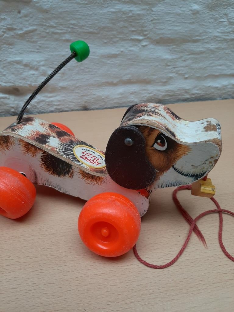 Trekhond Fisher Price vintage, Ophalen, Gebruikt, Duw- of Trekspeelgoed