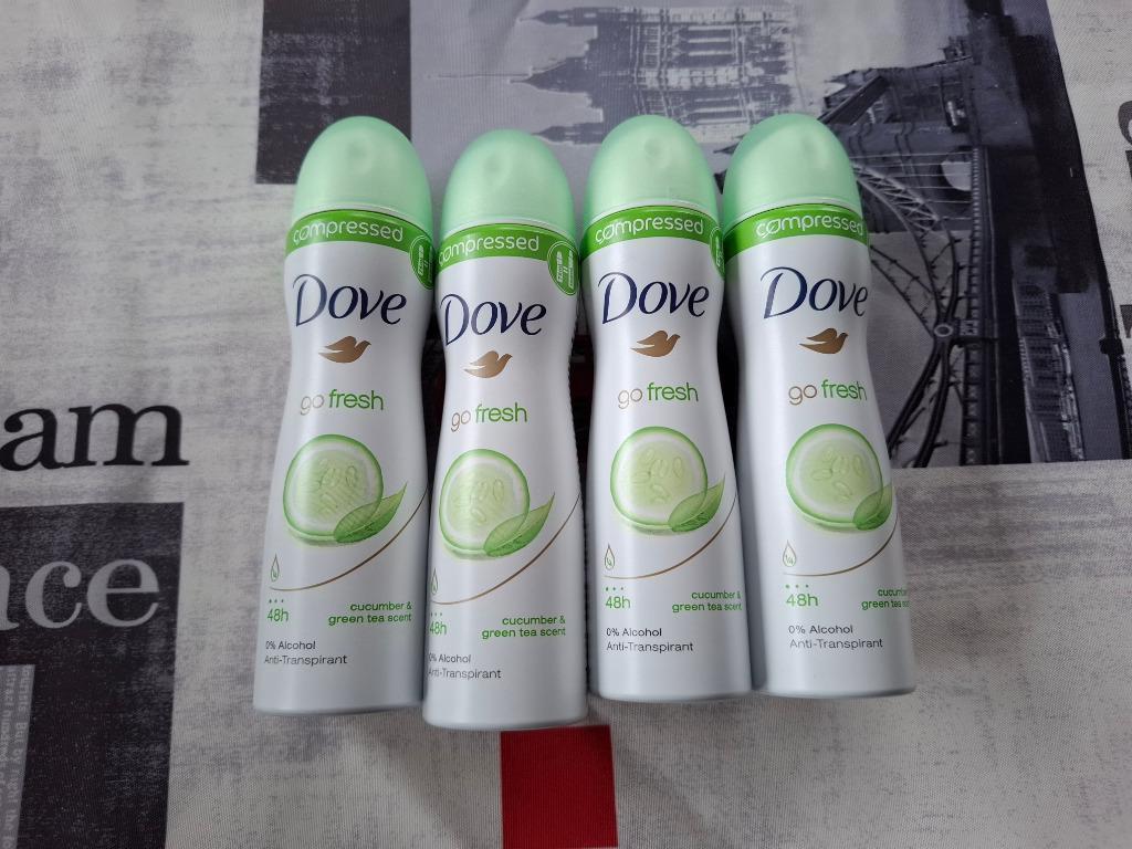 Lot de 4 déodorants Dove, Enlèvement ou Envoi, Neuf, Déodorant ou Spray corporel