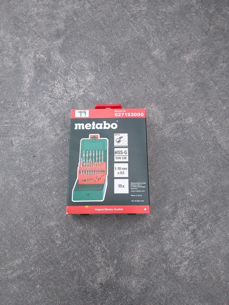 Metabo metaalboor set 19- delig HSS-G, Ophalen, Nieuw