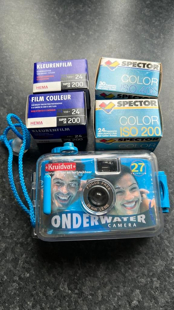 Onderwater camera +4 foto rollen nieuw, Ophalen, Nieuw
