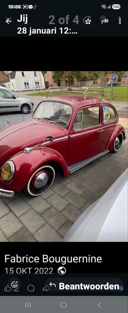 Oldtimer V W KEVER bouwjaar 1965 in perfecte staat schakelt, Ophalen