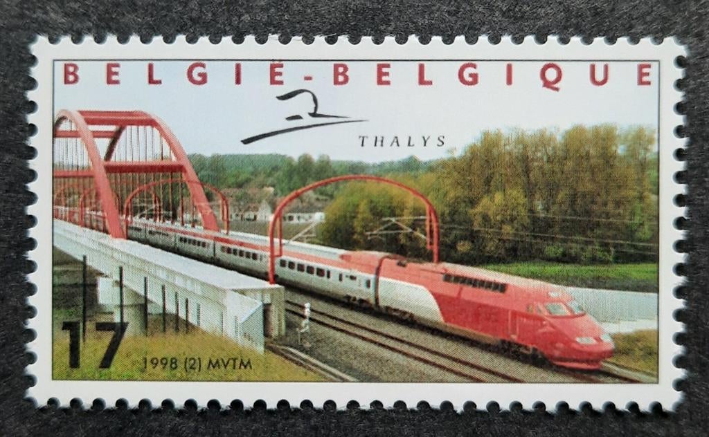 België: OBP 2735 ** Treinen 1998., Frankeerzegel, Ophalen of Verzenden, Zonder stempel, Postfris