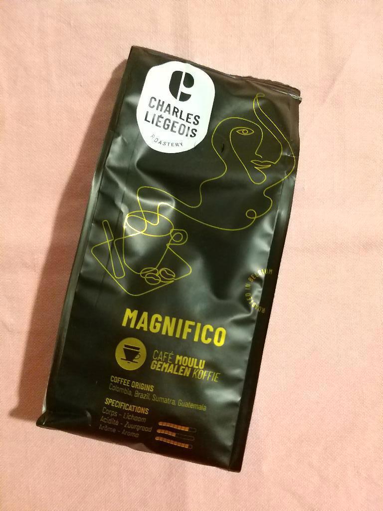 Café Moulu Charles Liégois Magnifico Colombie Brésil, Electroménager, 10 tasses ou plus, Enlèvement ou Envoi, Neuf, Café moulu