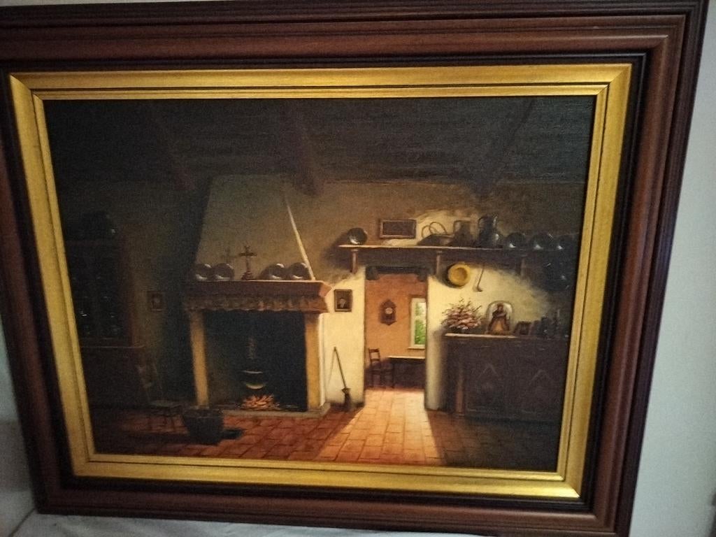 Mooie schilderij, Ophalen