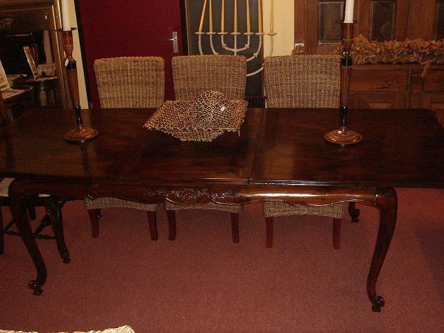 UNIEKE TEAK EETTAFEL TAFEL met PARKETBLAD – PROVENCE, Enlèvement, Neuf