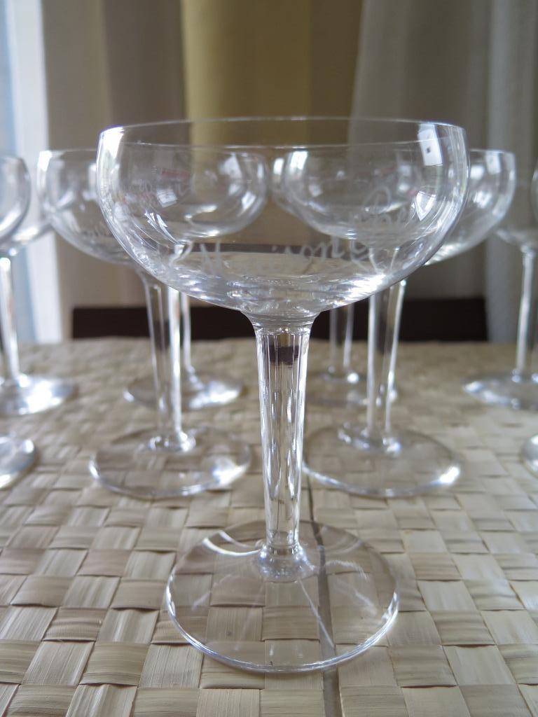 vintage champagneglazen, Antiek en Kunst, Ophalen of Verzenden