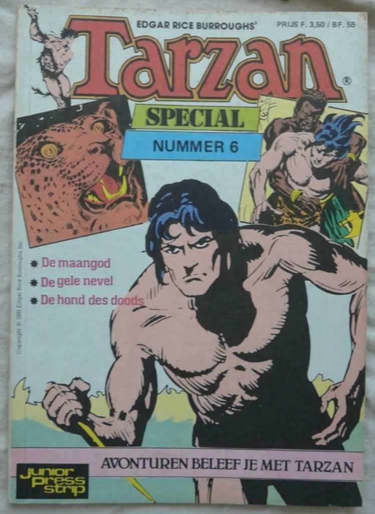 Strip Comic, Tarzan, SPECIAL Nr.6, Junior Press, 1981.(1), Europa, Ophalen of Verzenden, Edgar Rice Burroughs, Gelezen