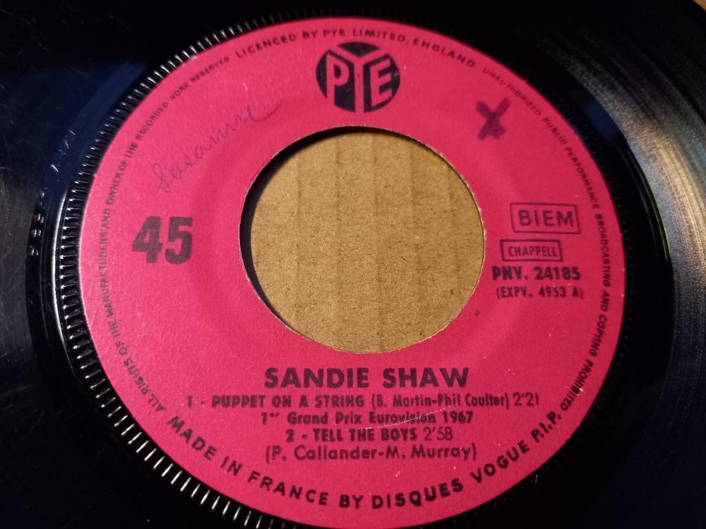 Sandie Shaw – Puppet On A String - Ep  '7, Cd's en Dvd's, Vinyl Singles, Gebruikt, Pop, 7 inch, Ophalen of Verzenden