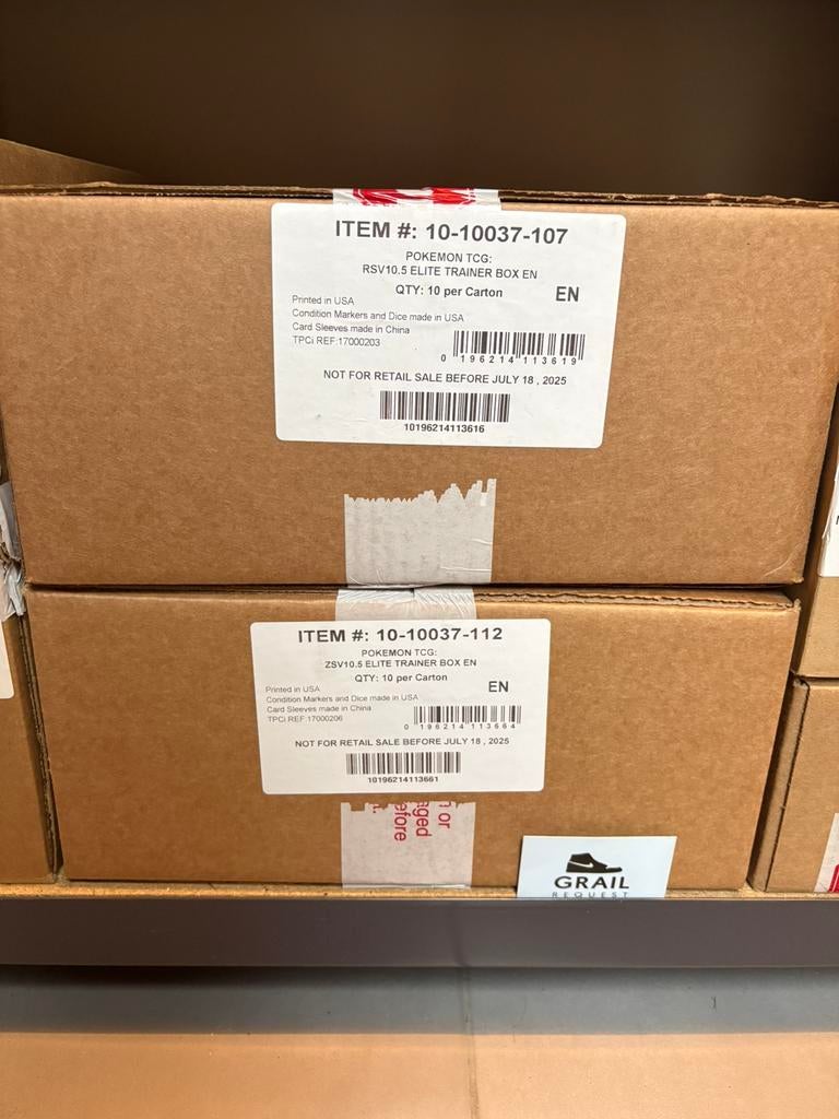 Pokemon black bolt & white flare elite trainer box case etb, Ophalen of Verzenden, Nieuw, Boosterbox
