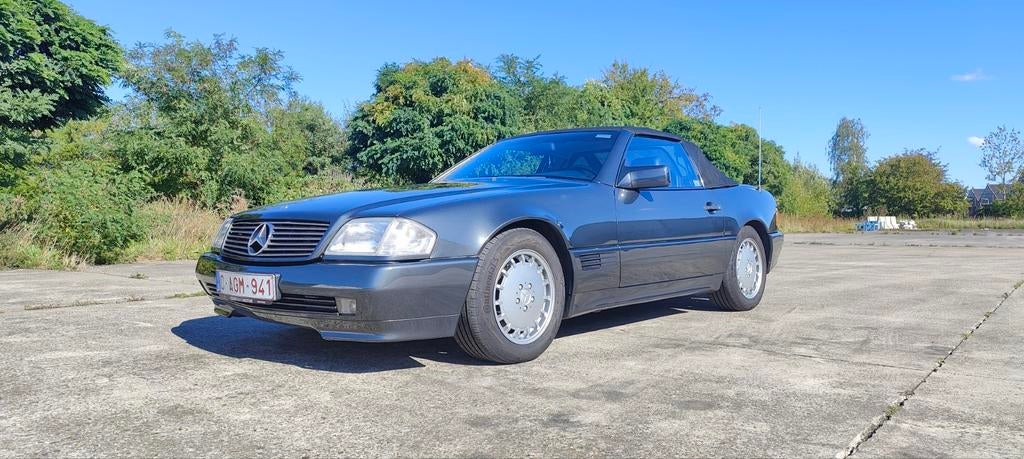 Mercedes 500 SL antracithe, Auto's, Mercedes-Benz, Automaat, Achterwielaandrijving, 5000 cc, 8 cilinders