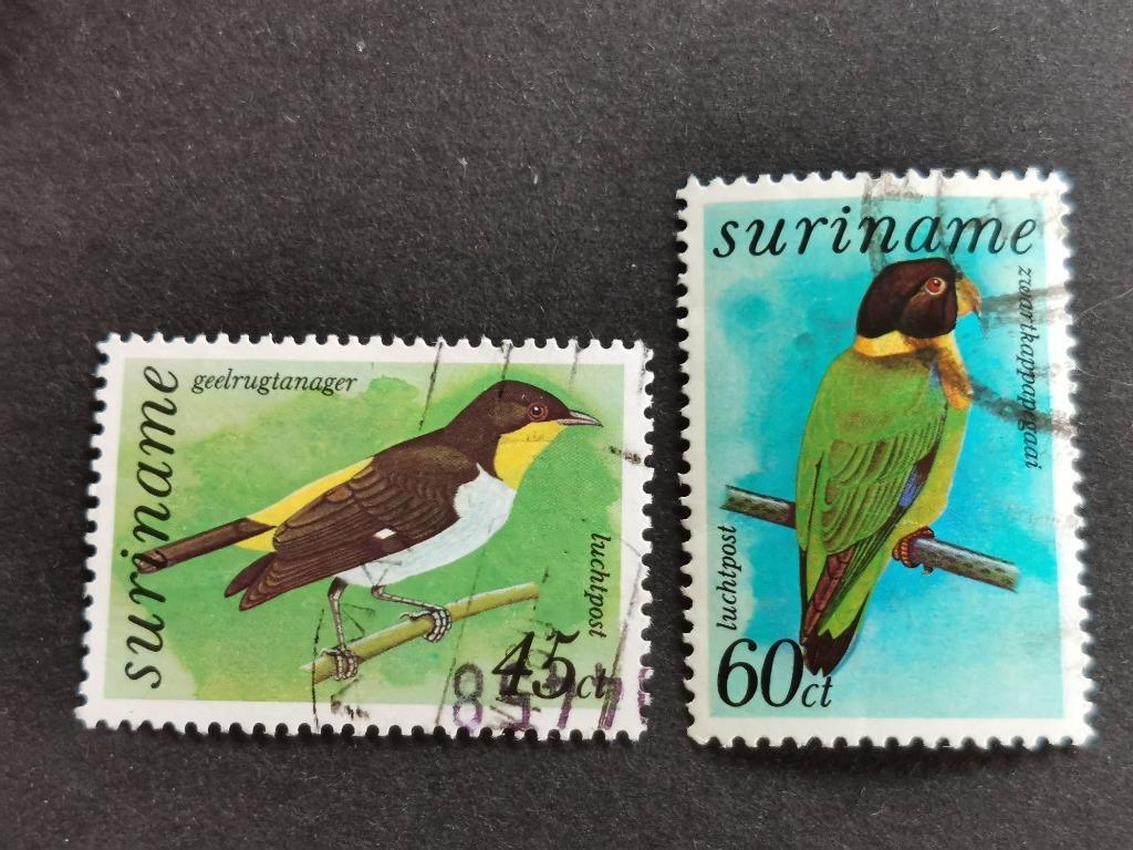 Suriname 1977 - vogels, Ophalen of Verzenden, Gestempeld