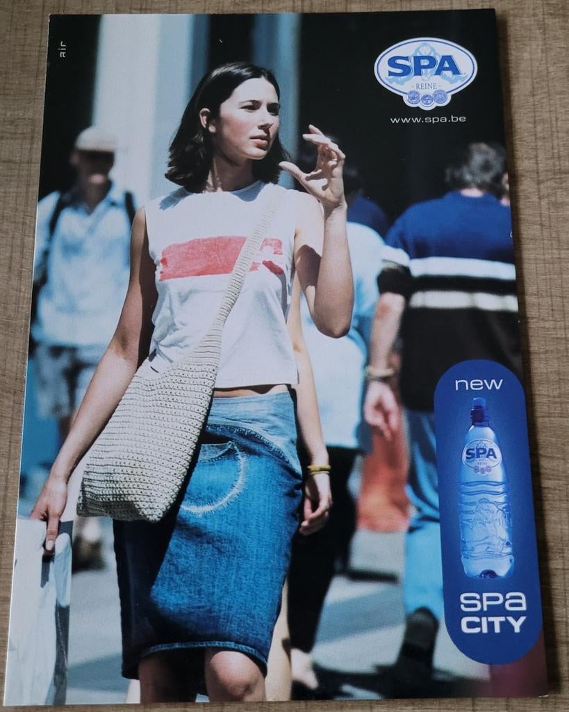 Reclamekaart/ postkaart: Spa, Verzamelen, Ophalen of Verzenden, Zo goed als nieuw, Overige typen