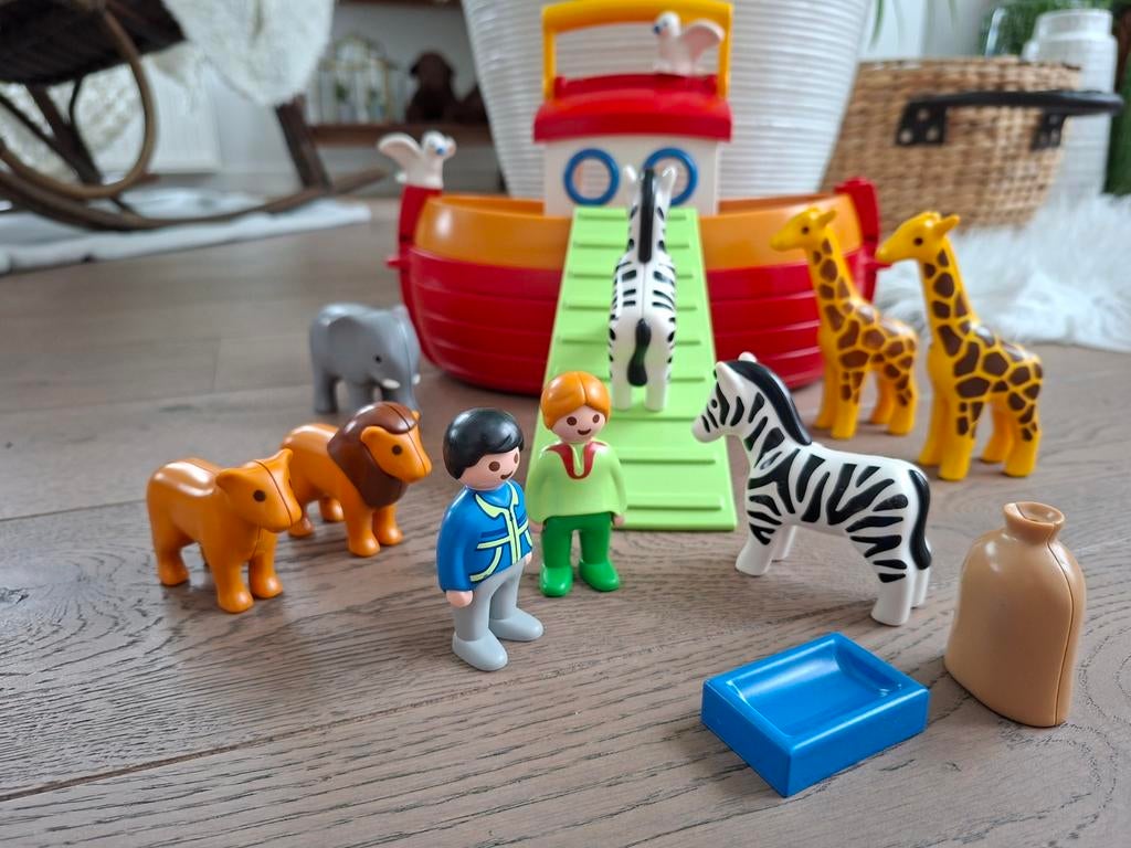 Playmobil 123 ark van noach 6765, Kinderen en Baby's, Speelgoed | Playmobil, Ophalen of Verzenden, Zo goed als nieuw, Complete set