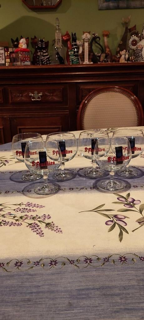6 proefglaasjes st.fruillien, Verzamelen, Biermerken, Ophalen of Verzenden, Zo goed als nieuw