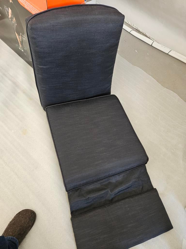 Coussins confortables pour chaise de jardin relax 2X, Enlèvement, Comme neuf, Synthétique, Empilable