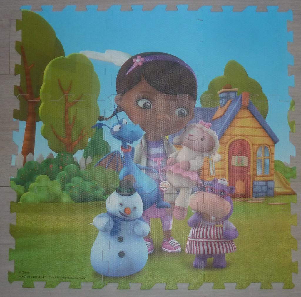 Disney foam vloerpuzzel Doc McStuffins, Kinderen en Baby's, Ophalen, Minder dan 10 stukjes, Zo goed als nieuw