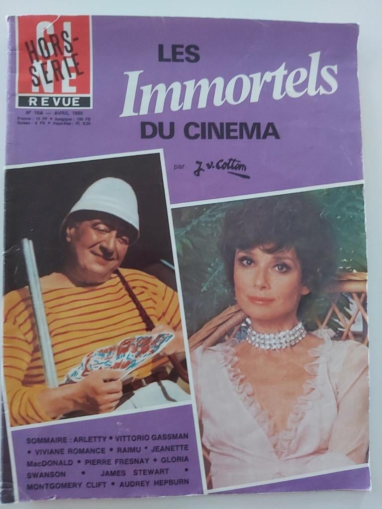 Ciné Revue Hors-serie 04/1980, Gelezen, Personen, Ophalen of Verzenden, J.v. Cottom