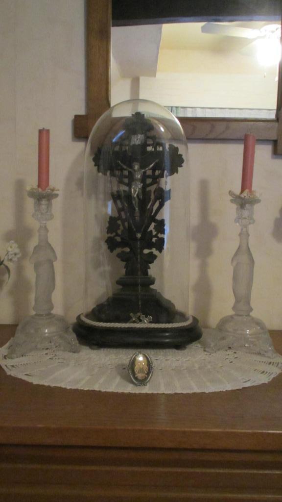 2 Glazen Kandelaars, Ophalen, Glas