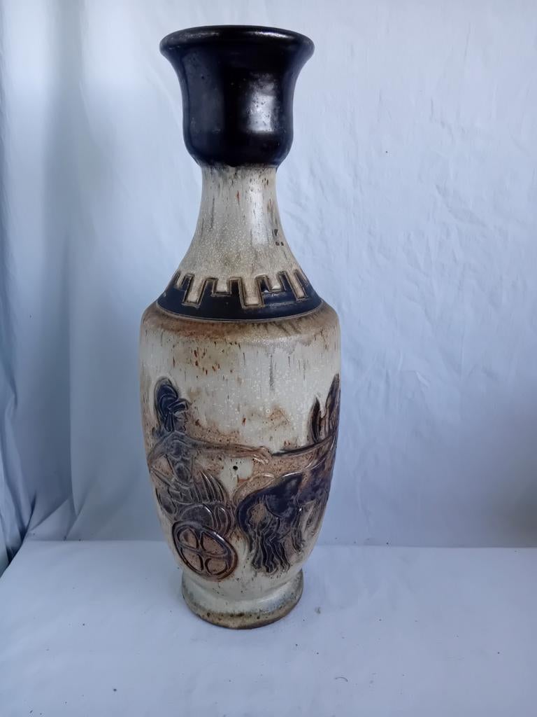 2 vases en grès de Willy Biron, Antiquités & Art, Enlèvement ou Envoi