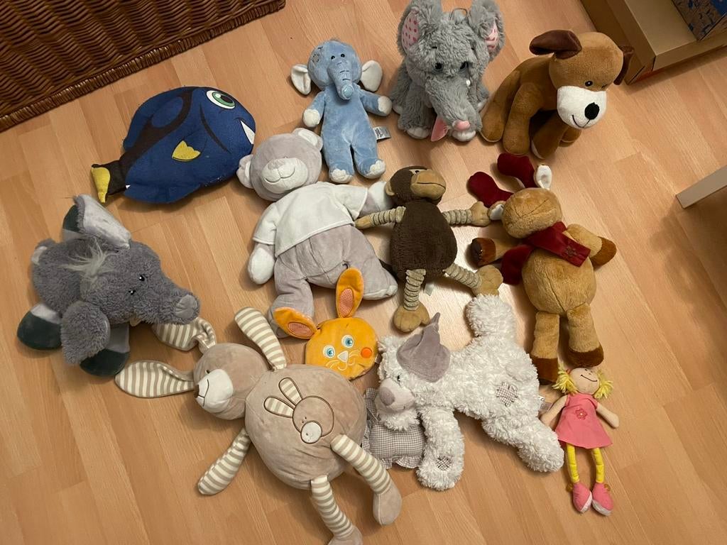 Ensemble 12 peluches, Enlèvement, Utilisé