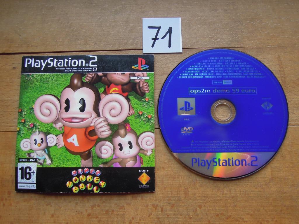 PC CD-rom  PlayStation 2  ops2m demo 59 euro Super Monkey, Games en Spelcomputers, Ophalen of Verzenden, Gebruikt, Vanaf 16 jaar