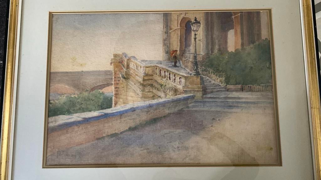 Aquarel van F. de Fossa, Enlèvement