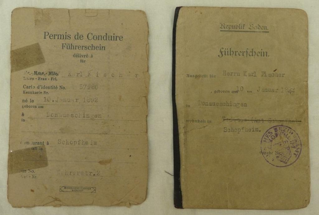 Rijbewijs / Führerschein Lotje, Klasse I & III, 1947 & 1924., Enlèvement ou Envoi, Utilisé