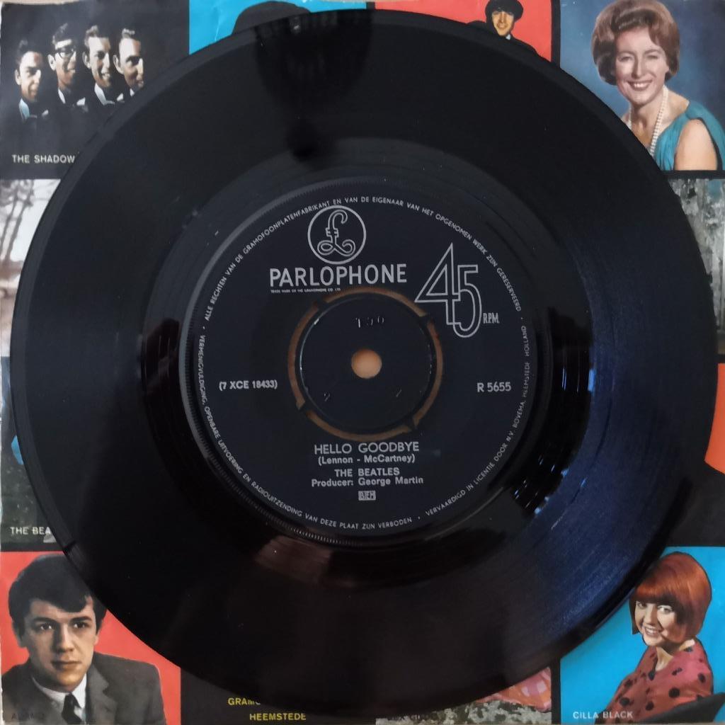 THE BEATLES - Hello goodbye (single), Cd's en Dvd's, Vinyl Singles, Gebruikt, Pop, Ophalen of Verzenden