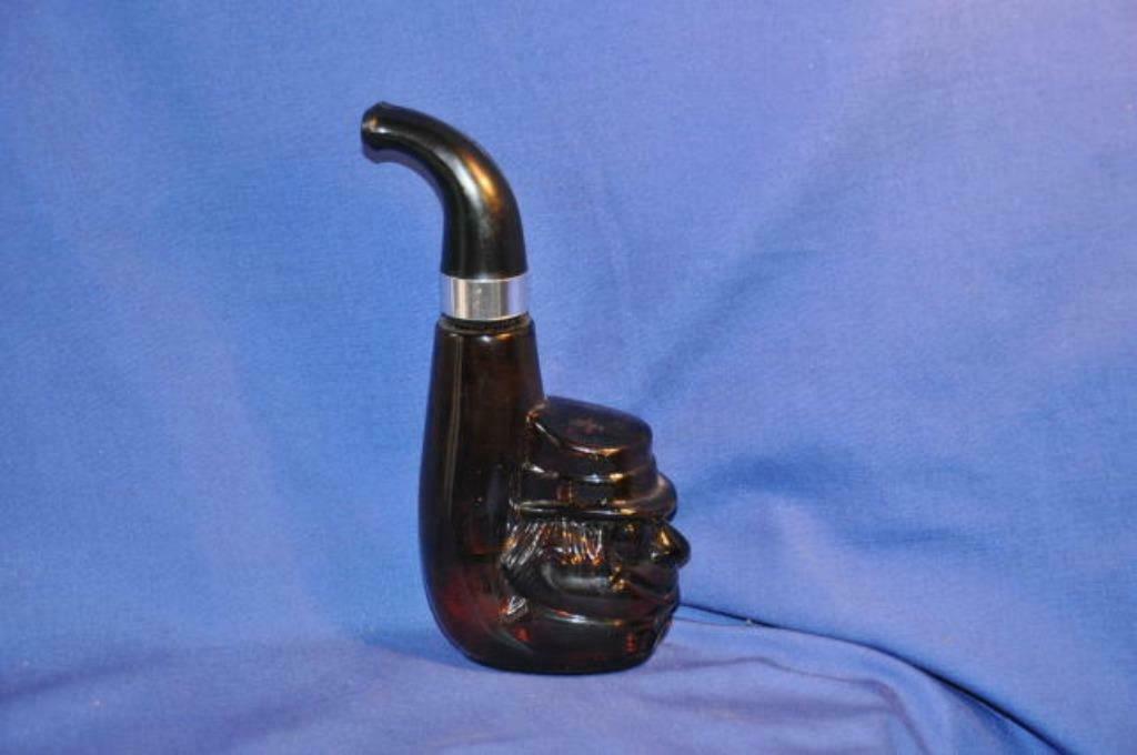 § fiole parfum avon vintage "tete homme pipe", Ophalen of Verzenden, Gebruikt