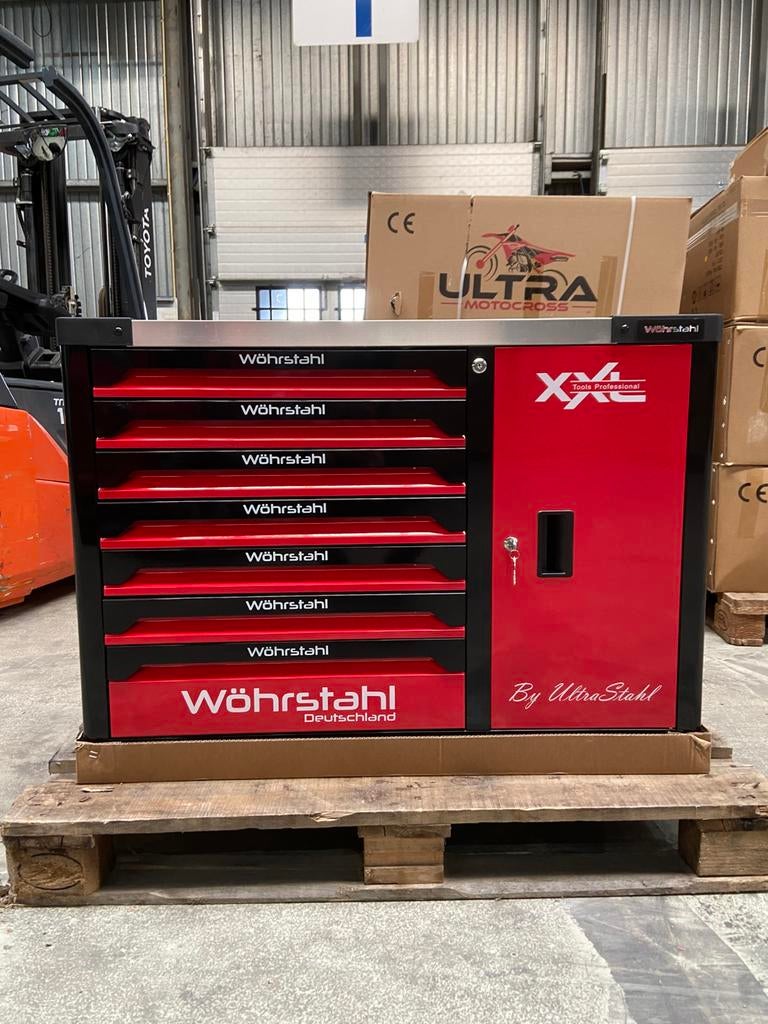 Chariot à outils professionnel Wöhrstahl XXL Tools !, Enlèvement, Neuf