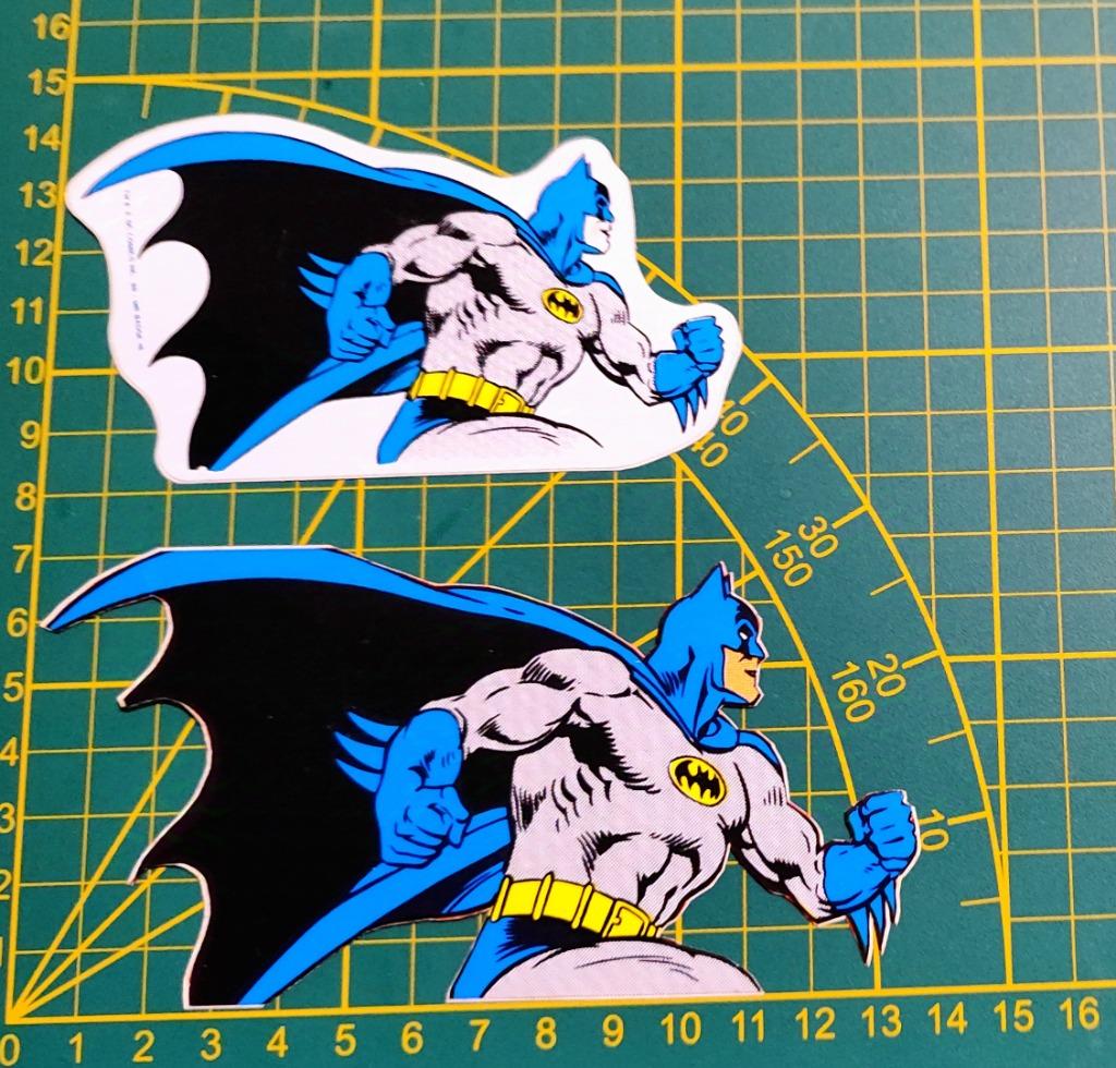 Lot 2x Batman stickers met 1x DC Comics 1989 NL, Verzamelen, Ophalen of Verzenden