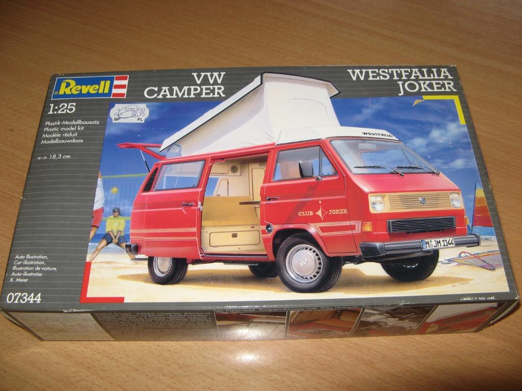 3 maquettes de voitures VW  2 Cox et 1 Camper à construire, Enlèvement ou Envoi, Neuf, Voiture, Revell