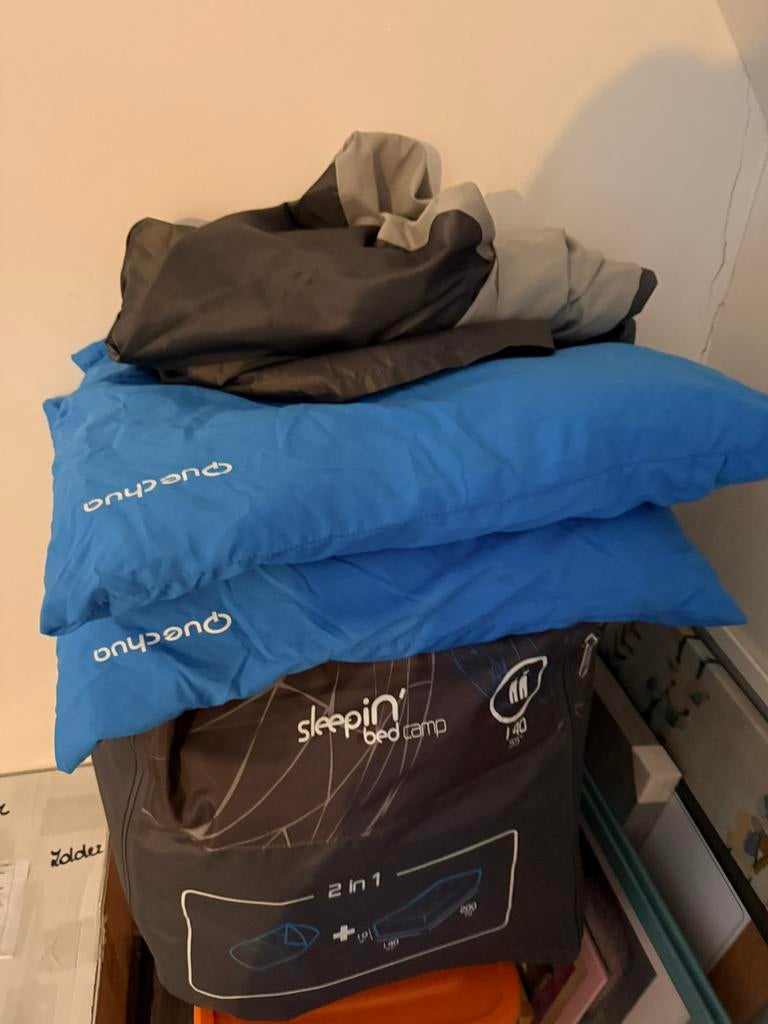 Opblaasbare matras, Caravanes & Camping, Matelas pneumatiques, Enlèvement, Utilisé, 2 personnes