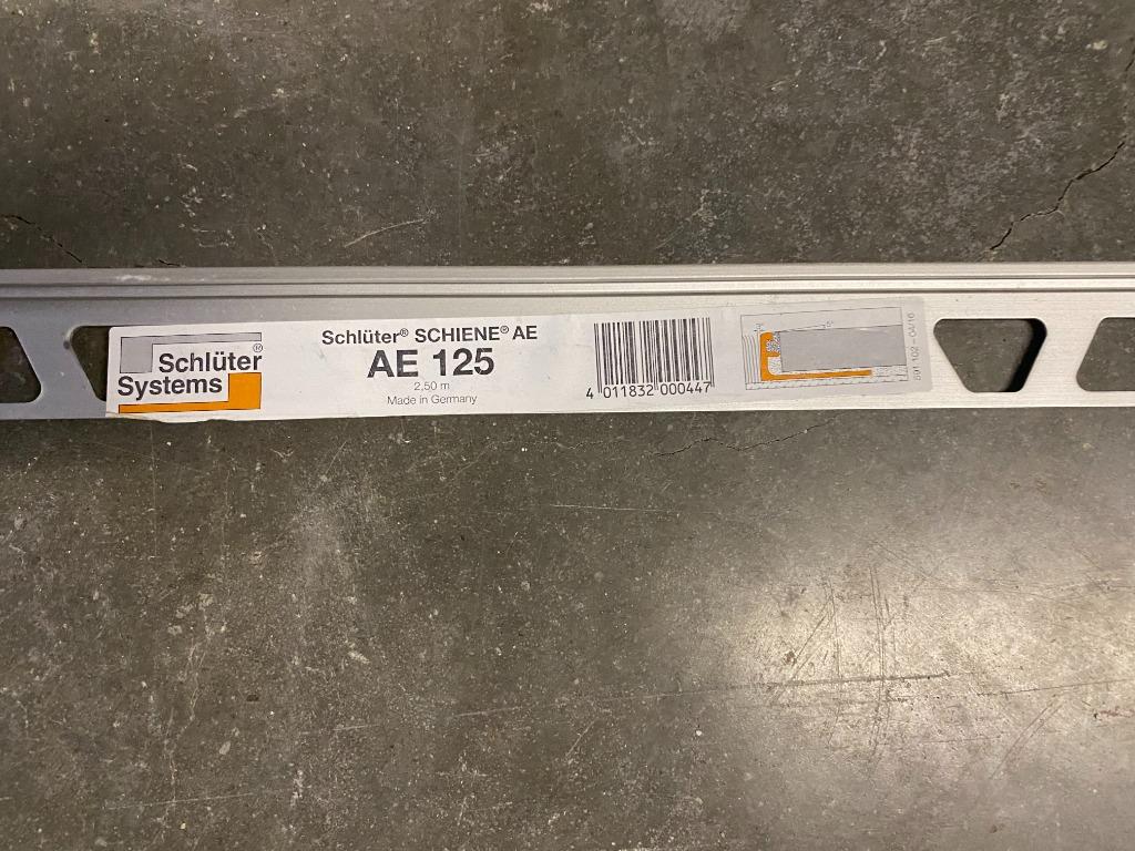 Schluter Schiene AE125, Enlèvement, Neuf, Aluminium
