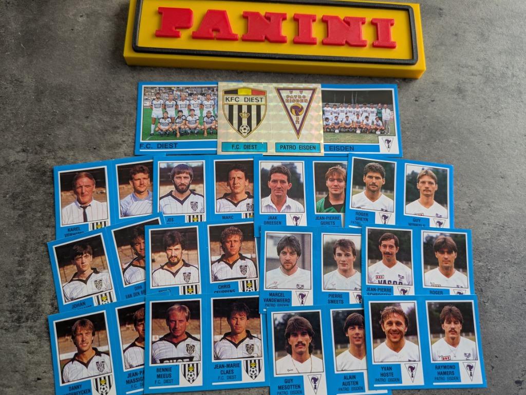 PANINI FOOTBALL 87 FC DIEST/PATRO EISEN 15 AUTOCOLLANTS 1987, Envoi, Neuf