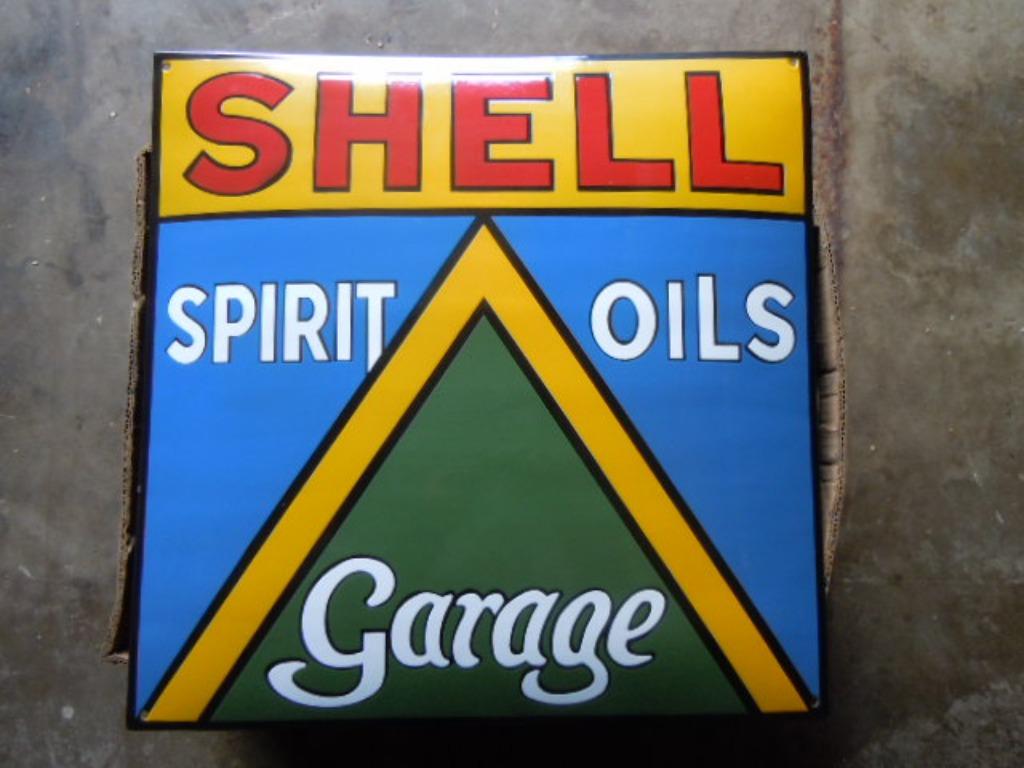 emaille bord shell, Ophalen