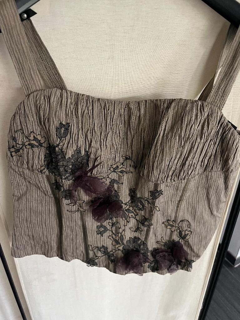 Topje en jasje linea raffaelli, Kleding | Dames, Linea raffaelli, Bruin, Maat 42/44 (L), Ophalen of Verzenden