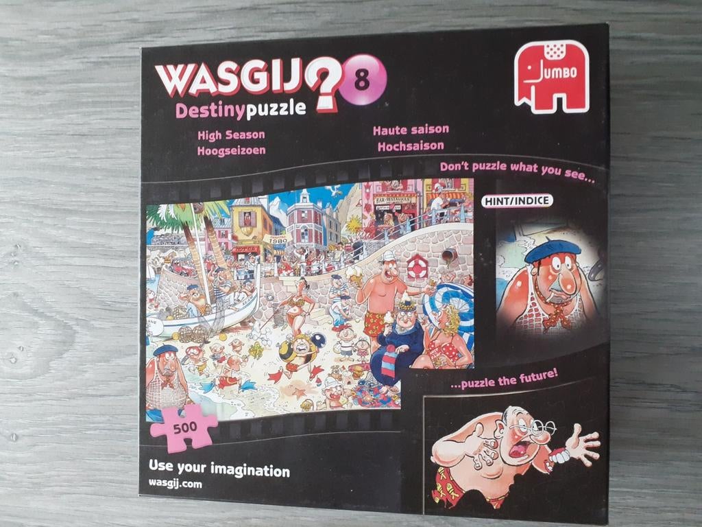 Wasgij puzzel 500 stukjes, hoogseizoen, Ophalen of Verzenden, Zo goed als nieuw
