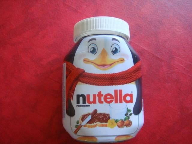 Collection pot "NUTELLA" Echarpe Hiver Vide. 1000gr, Verzamelen, Verzenden, Gebruikt, Overige typen