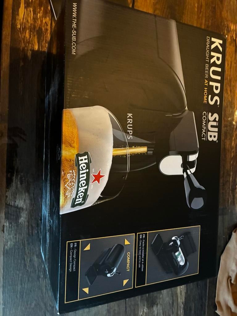 Biertap krups sub compact, Enlèvement, Comme neuf