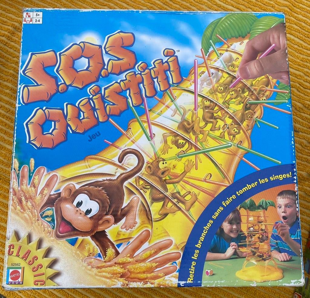 S.O.S OUISTITI - Falling Monkeys, Trois ou quatre joueurs, Enlèvement ou Envoi, Comme neuf, Mattel