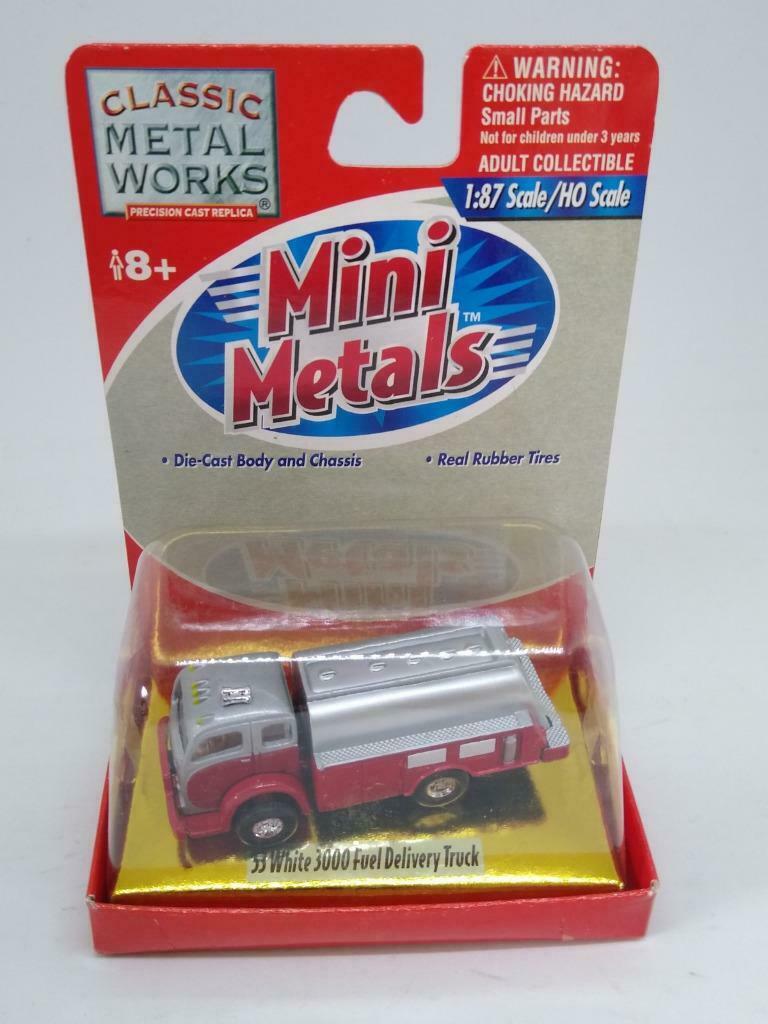 Mini Metals '53 White 3000 Fuel Delivery truck, Hobby en Vrije tijd, Ophalen of Verzenden, Nieuw, Bus of Vrachtwagen, Overige merken