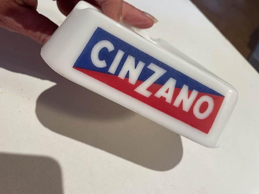 Cinzano cendrier vintage, Enlèvement, Utilisé, Cendrier