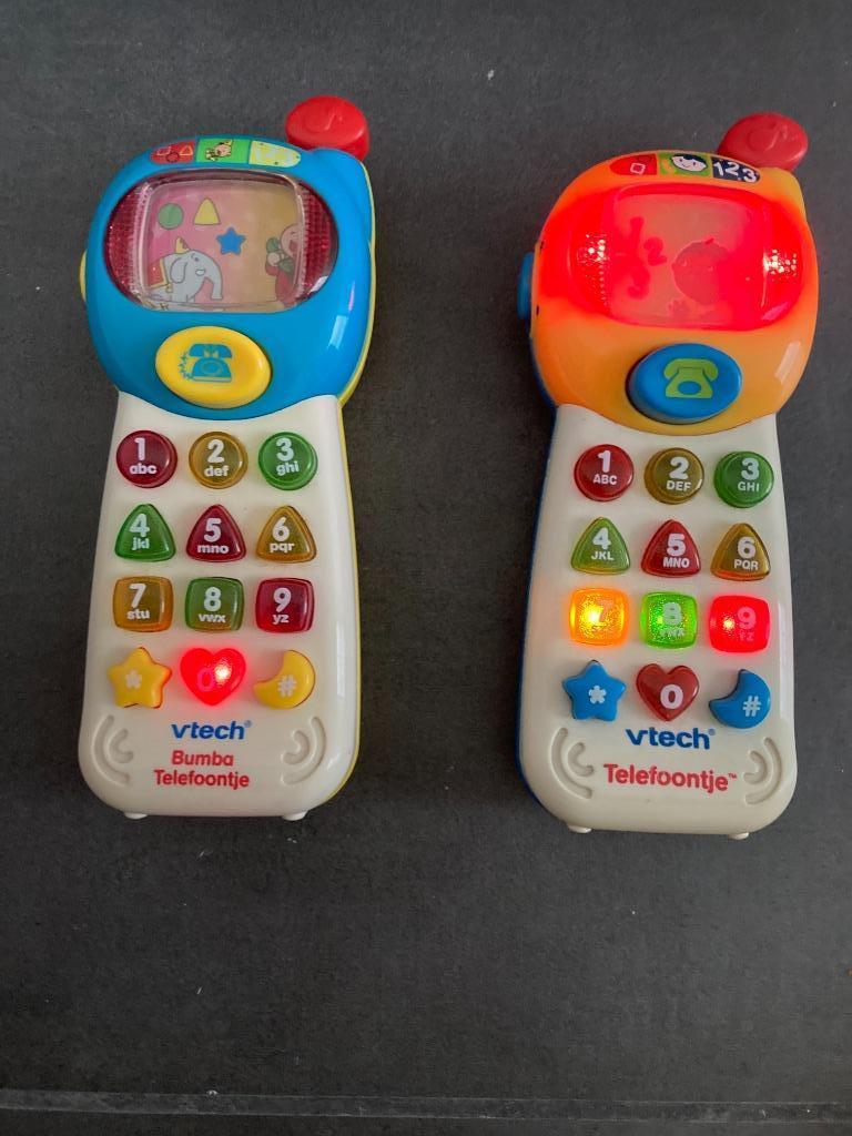 Nr 10: een set van 2 V tech telefoons BUMBA, Ophalen of Verzenden, Gebruikt, 6 maanden tot 2 jaar