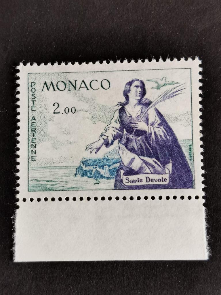 Monaco 1960 - luchtpost - Sainte Dévote **, Ophalen of Verzenden, Monaco, Postfris