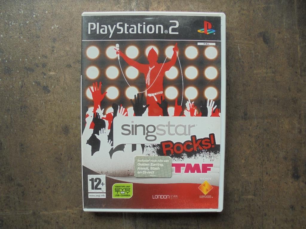 SingStar Rocks TMF voor PS2 (zie foto's), Games en Spelcomputers, Games | Sony PlayStation 2, Muziek, Gebruikt, Ophalen of Verzenden