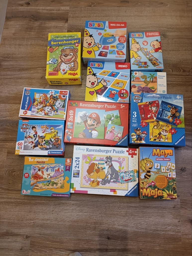 Diverse puzzels 3+ en 4+, Ophalen