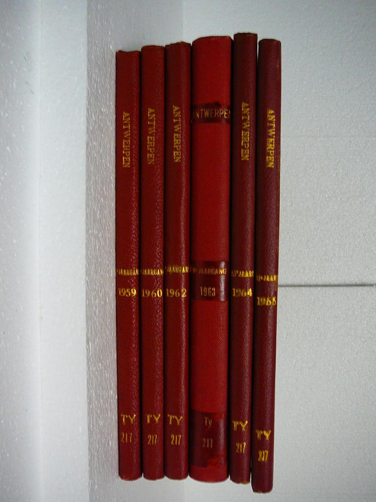 tijdschrift stad Antwerpenen 6 jaargangen gebonden 1959-65, Boeken, Tijdschriften en Kranten, Ophalen