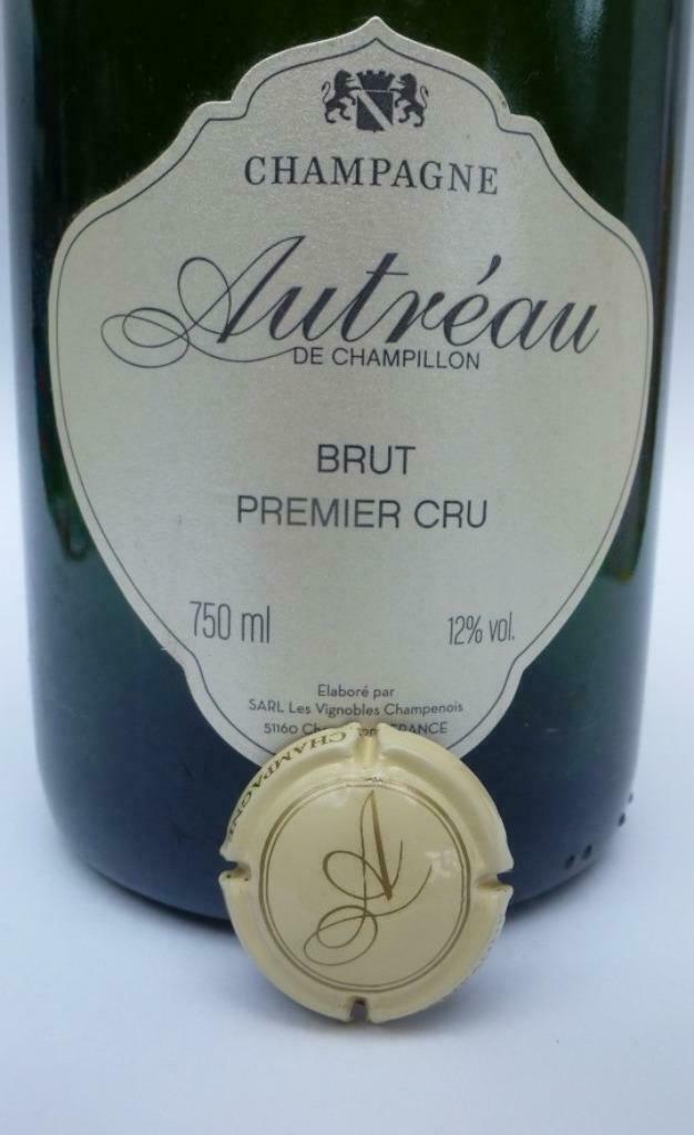 Autréau de Champillon champagne capsule, Verzenden, Gebruikt, Frankrijk, Champagne