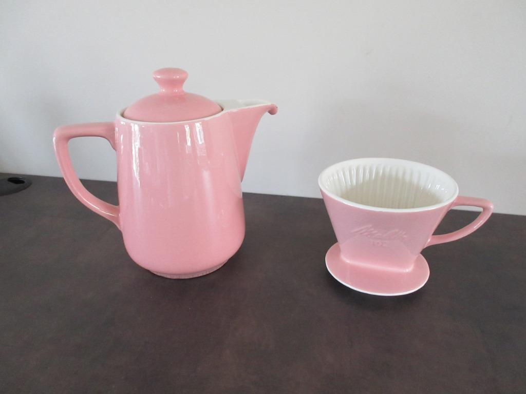 Ancienne cafetière Melitta avec filtre en céramique vintage, Enlèvement